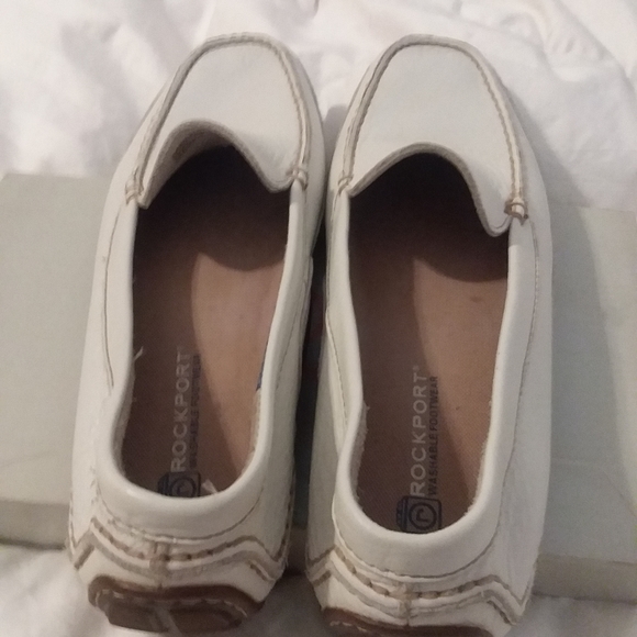 White Rockport Loafers - Picture 4 of 4